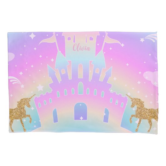 Housse D'oreillers Personalized Unicorn Pillow Case - unicorn decor (devant)