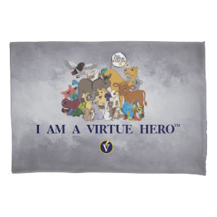 Housse D'oreillers Personnages des héros de la vertu Coque Coussin -