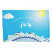 Housse D'oreillers Personnalisé l'année prochaine à Jérusalem Seder C (devant)