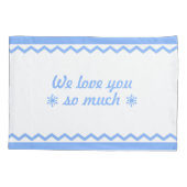 Housse D'oreillers Personnalisé Nom Noël Garçon Pillowcase, Inversé (Dos)