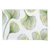 Housse D'oreillers Pétales verts (devant-gauche)