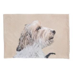 Housse D'oreillers Petit Basset Griffon Vendéen Peinture - Chien Art