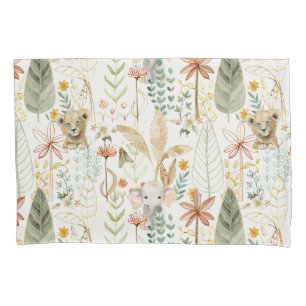 Housse D'oreillers Petit Lion King Safari Jungle Garçon Baby Nursery