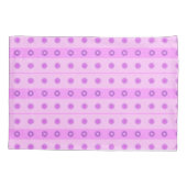 Housse D'oreillers Petit Motif de fleurs rose et violet (Dos)