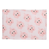 Housse D'oreillers Petit Rose Piggy (Dos)