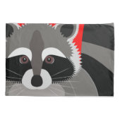 Housse D'oreillers Petit vaurien de raton laveur (Dos)