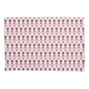 Housse D'oreillers Petite danseuse de ballet Ballerina Rose rose Tutu
