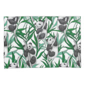 Housse D'oreillers Petits panda sur (devant-Droit)