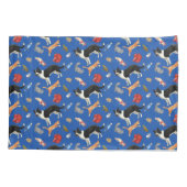 Housse D'oreillers Pets on Parade Pillow Case (on Blue) (Dos)