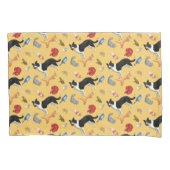 Housse D'oreillers Pets on Parade Pillow Case (on Yellow) (devant)