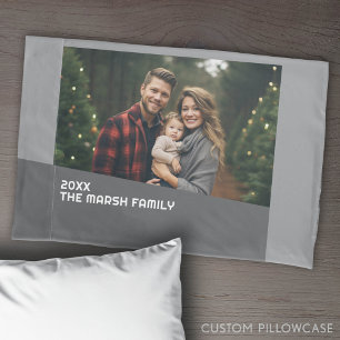 Housse D'oreillers Photo minimaliste moderne avec bloc de couleur dia