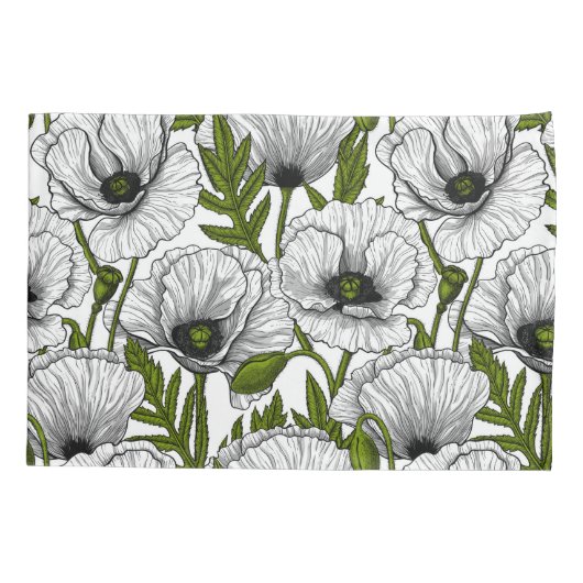 Housse D'oreillers Photos blanches sur blanc (Dos-gauche)