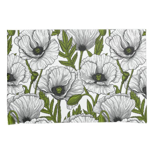 Housse D'oreillers Photos blanches sur blanc (devant-Droit)