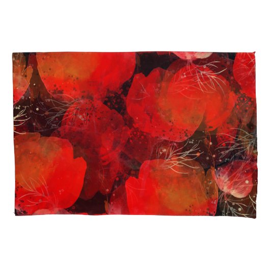 Housse D'oreillers Photos sauvages Aquarelle Dessin numérique (devant)