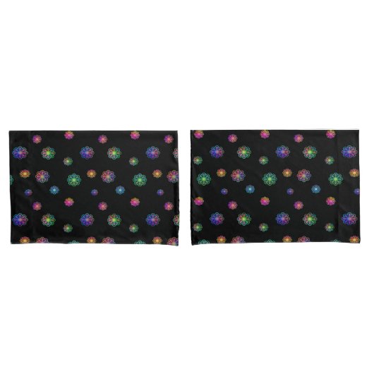 Housse D'oreillers Pick a Posy Custom Background (devant-Set)