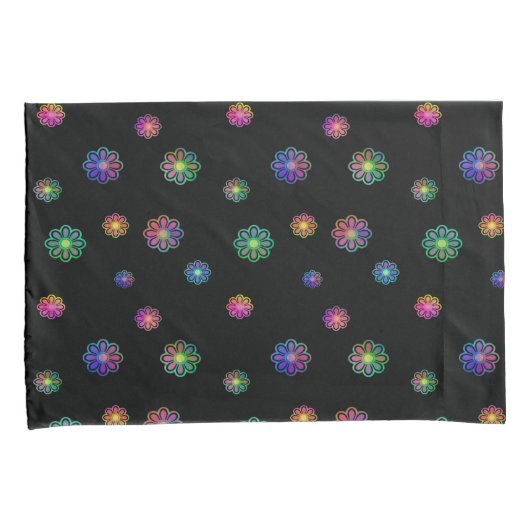 Housse D'oreillers Pick a Posy Custom Background (devant-Droit)