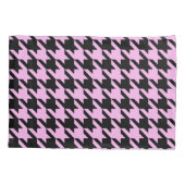 Housse D'oreillers Pied de fond rose et noir (Dos-gauche)