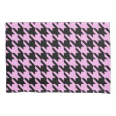Housse D'oreillers Pied de fond rose et noir (devant-gauche)