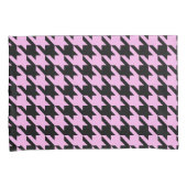 Housse D'oreillers Pied de fond rose et noir (devant-Droit)