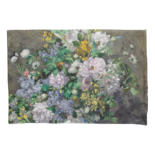 Housse D'oreillers Pierre-Auguste Renoir - Bouquet de printemps
