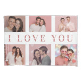 Housse D'oreillers Pillow Case Custom Couple Photos | Valentine Gift (devant)
