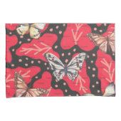 Housse D'oreillers Pillowcase à papillon botanique Abstrait (devant-Droit)