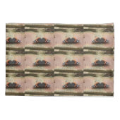 Housse D'oreillers Pillowcase à papillon de l'amiral rouge (Dos)