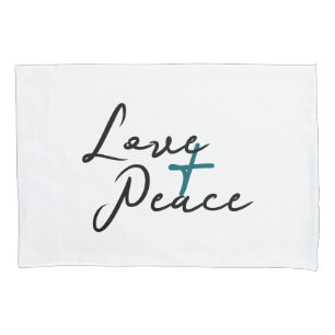 Housse D'oreillers Pillowcase Amour & Paix