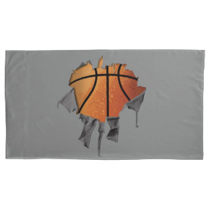 Housse D'oreillers Pillowcase de basket-ball tordu