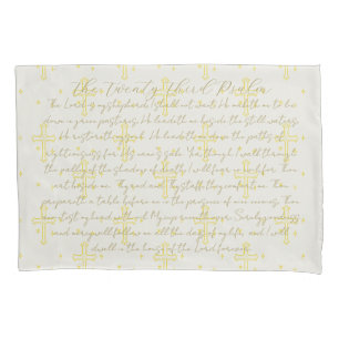 Housse D'oreillers Pillowcase de calligraphie de vingt-troisième psau
