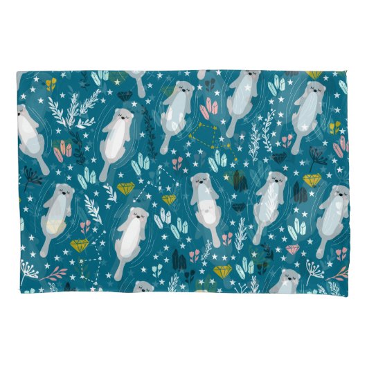 Housse D'oreillers Pillowcase des loutres cuites (devant)