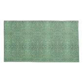 Housse D'oreillers Pillowcase en tuiles vertes florales (Dos)