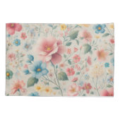 Housse D'oreillers Pillowcase Floral (Dos)