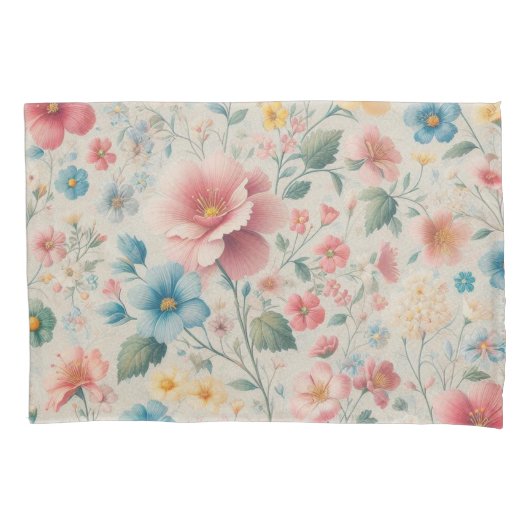 Housse D'oreillers Pillowcase Floral (devant)