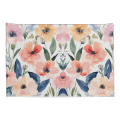 Housse D'oreillers Pillowcase Floral Elegance (Dos-Droit)