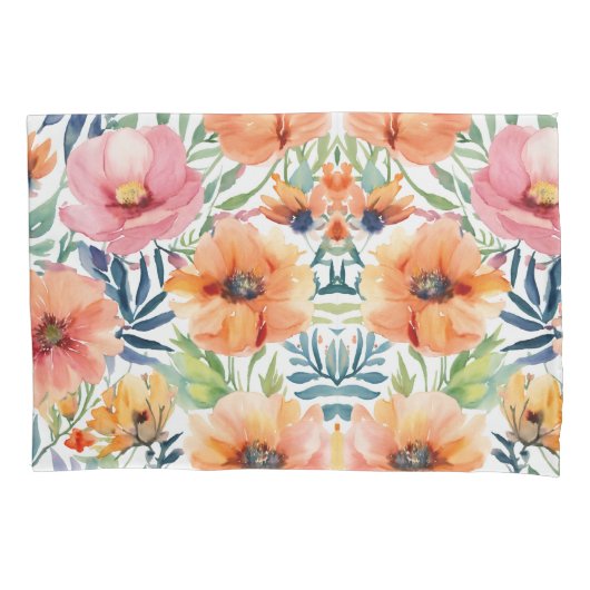 Housse D'oreillers Pillowcase Floral Elegance (devant-gauche)