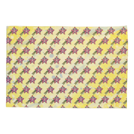 Housse D'oreillers Pillowcase - Jaune, Salle pour enfants (Dos)