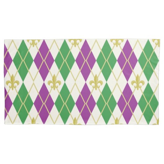 Housse D'oreillers Pillowcase Mardi Gras Jacquard (devant)