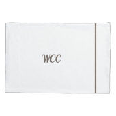 Housse D'oreillers Pillowcase monogramme (Dos)