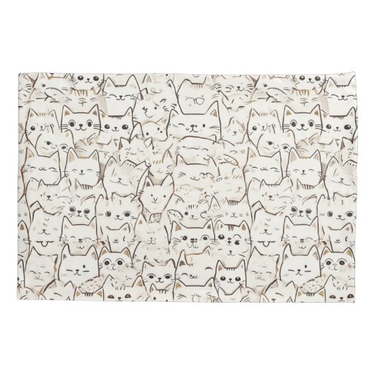 Housse D'oreillers Pillowcase Motif (Dos)