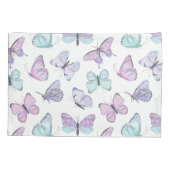 Housse D'oreillers Pillowcase Motif papillon (Dos-gauche)