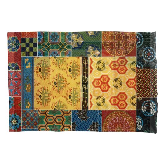 HOUSSE D'OREILLERS PILLOWCASE ORIENTAL (devant-gauche)