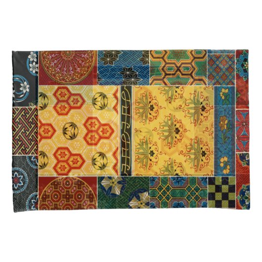 HOUSSE D'OREILLERS PILLOWCASE ORIENTAL (devant-Droit)