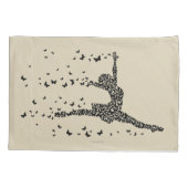 Housse D'oreillers Pillowcase pour danseuse papillon (Dos)