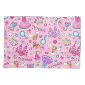 Housse D'oreillers Pillowcase Princess Rose (paire) (Dos-gauche)