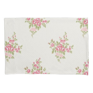 Housse D'oreillers Pillowcase Roses vintages, taille standard