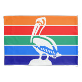 Housse D'oreillers Pillowcase simple avec drapeau de Saint-Pétersbour (devant)