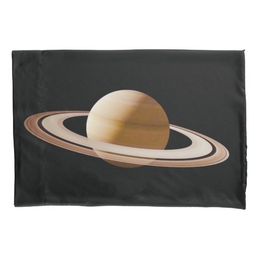 Housse D'oreillers Pillowcase Single Standard Size Saturn (devant)