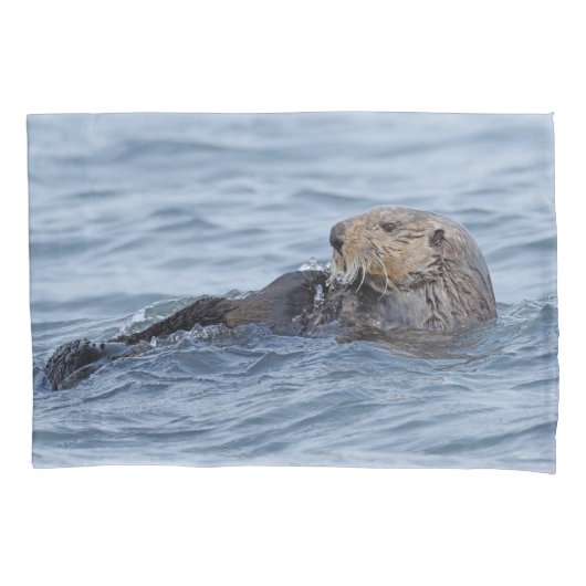 Housse D'oreillers Pillowcase standard de la loutre (devant)