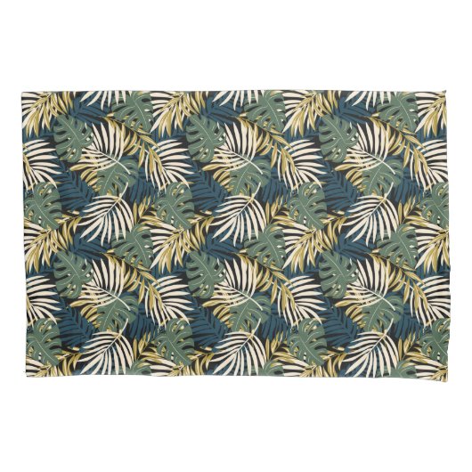 Housse D'oreillers Pillowcase Tropical Palms (devant)